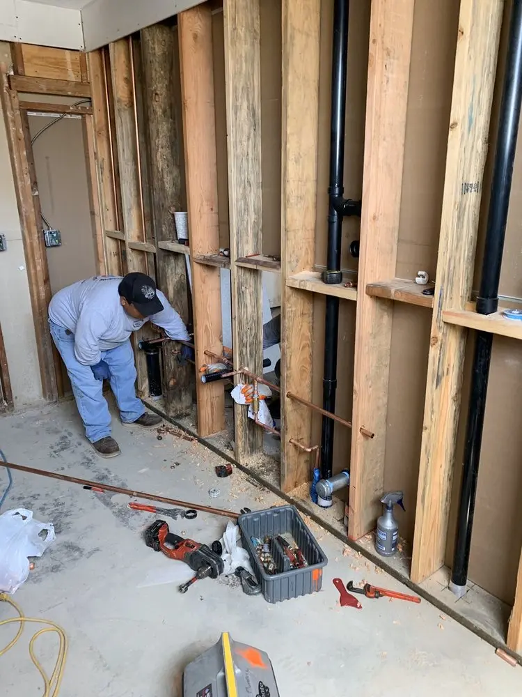 Commercial rough-in plumbing for Gas Line Repair in Tempe South Mountain